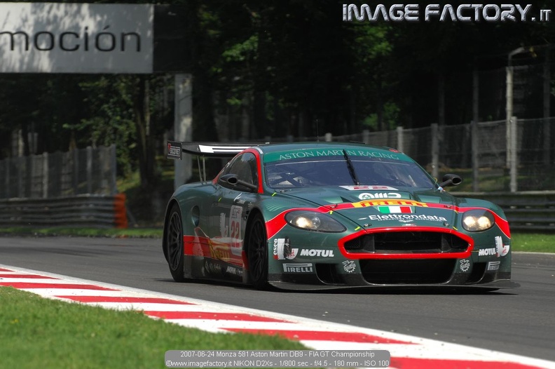 2007-06-24 Monza 581 Aston Martin DB9 - FIA GT Championship.jpg